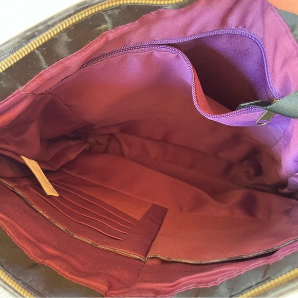 Travelon Gray Leopard Print Crossbody Bag Purse Anti Theft RFID Blocking Travel - Picture 6 of 10